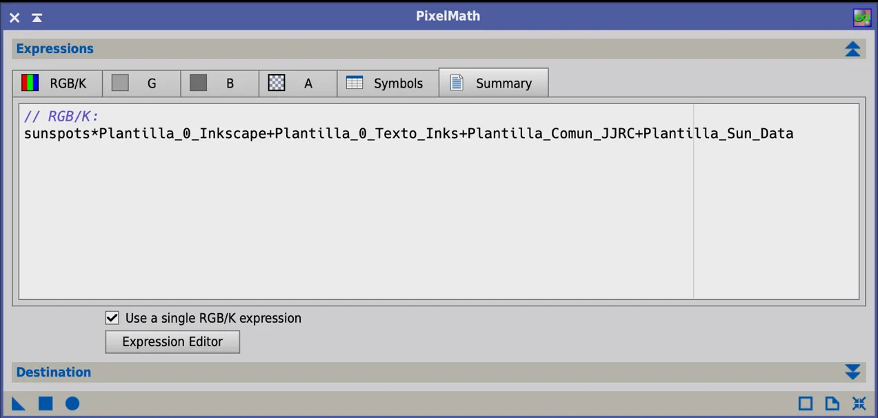 Expressió de PixelMath