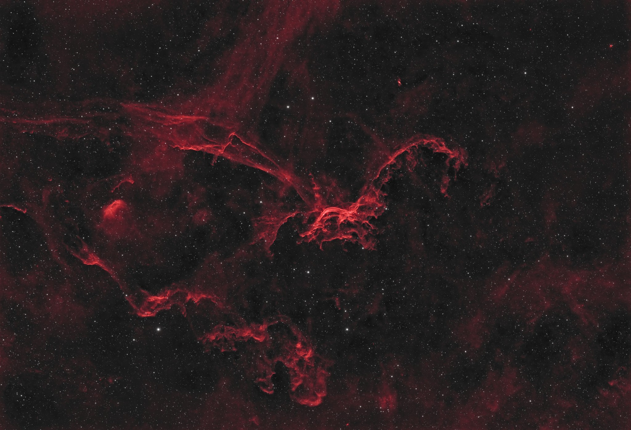 Fotografia astronòmica de Sh2-114 – Nebulosa del Drac Volador