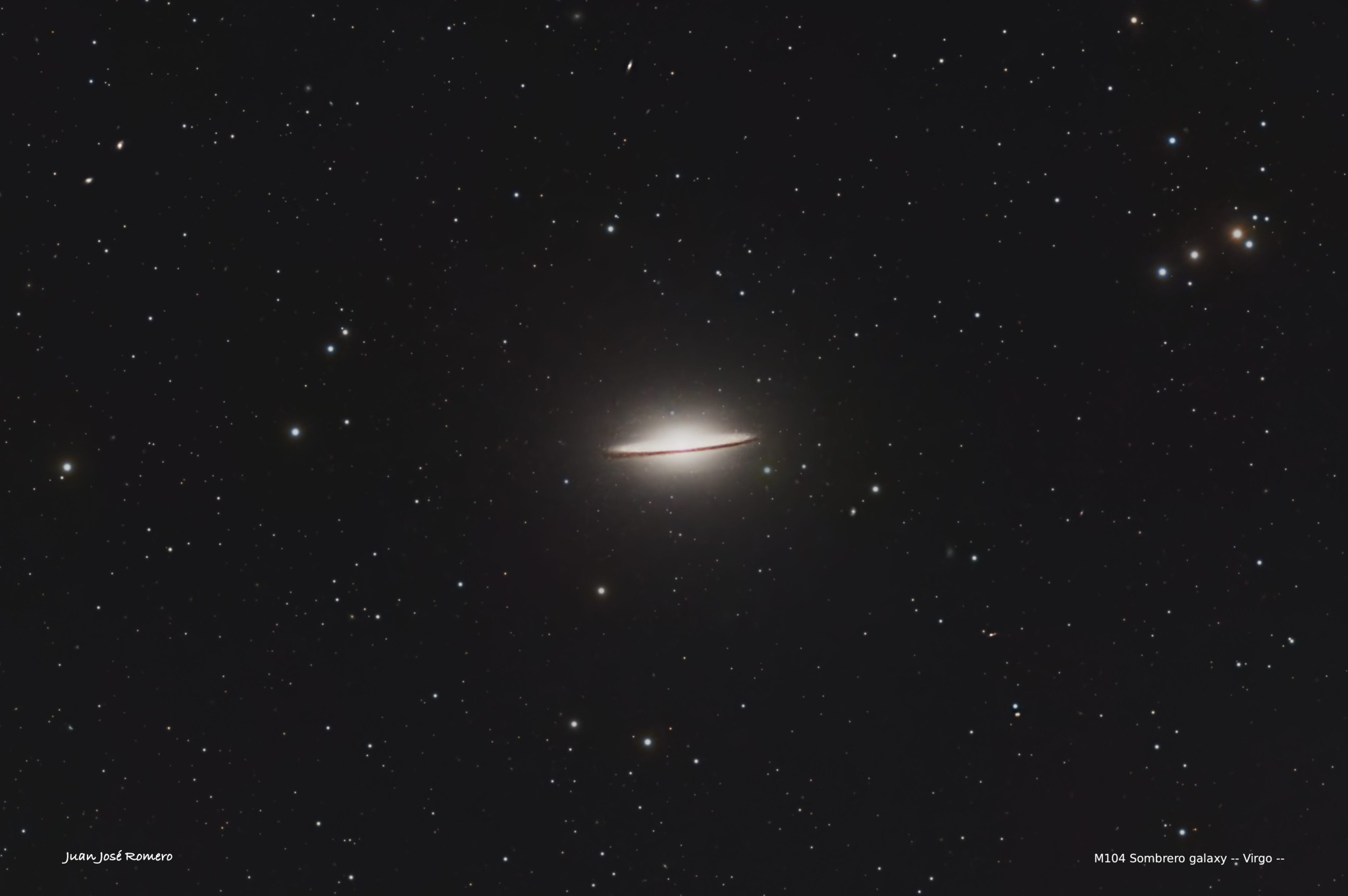 M104, la galàxia del Barret