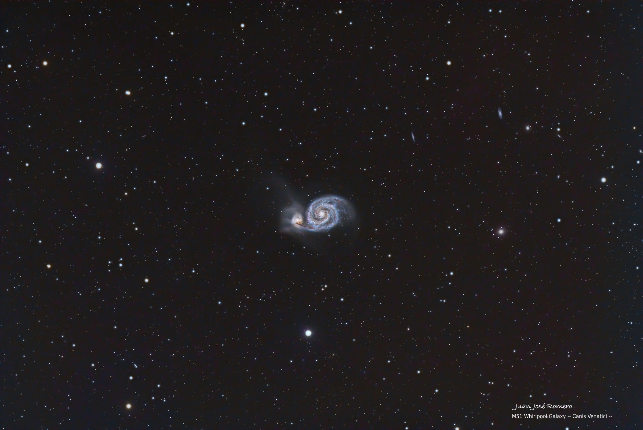 Camp de visió ampli: M51, Galàxia del Remolí