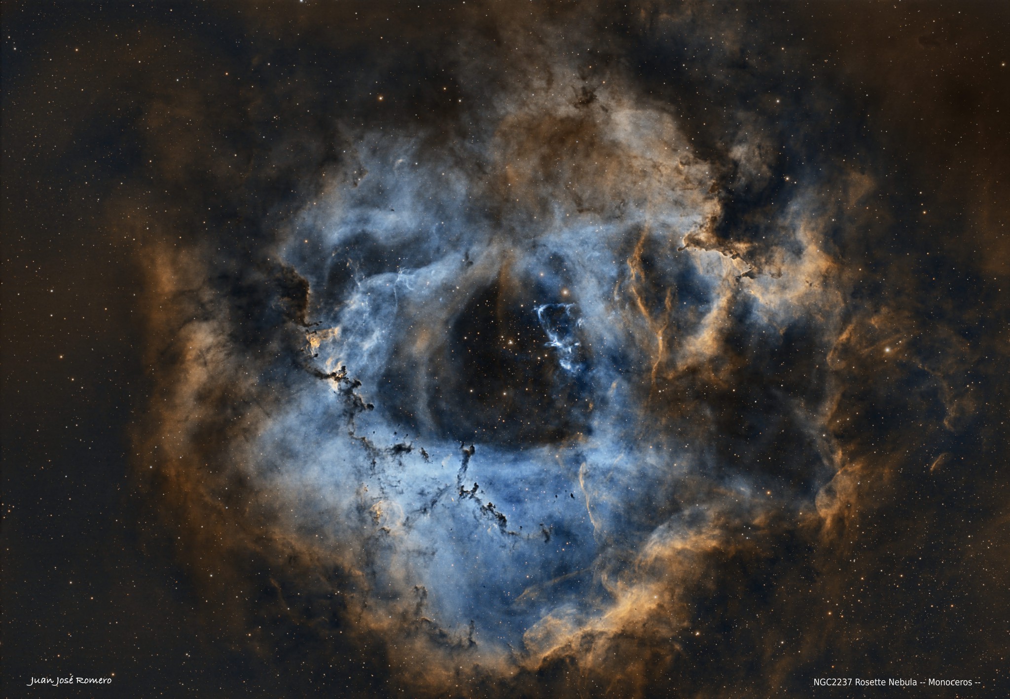 Processat SHO: NGC2237, la nebulosa Roseta