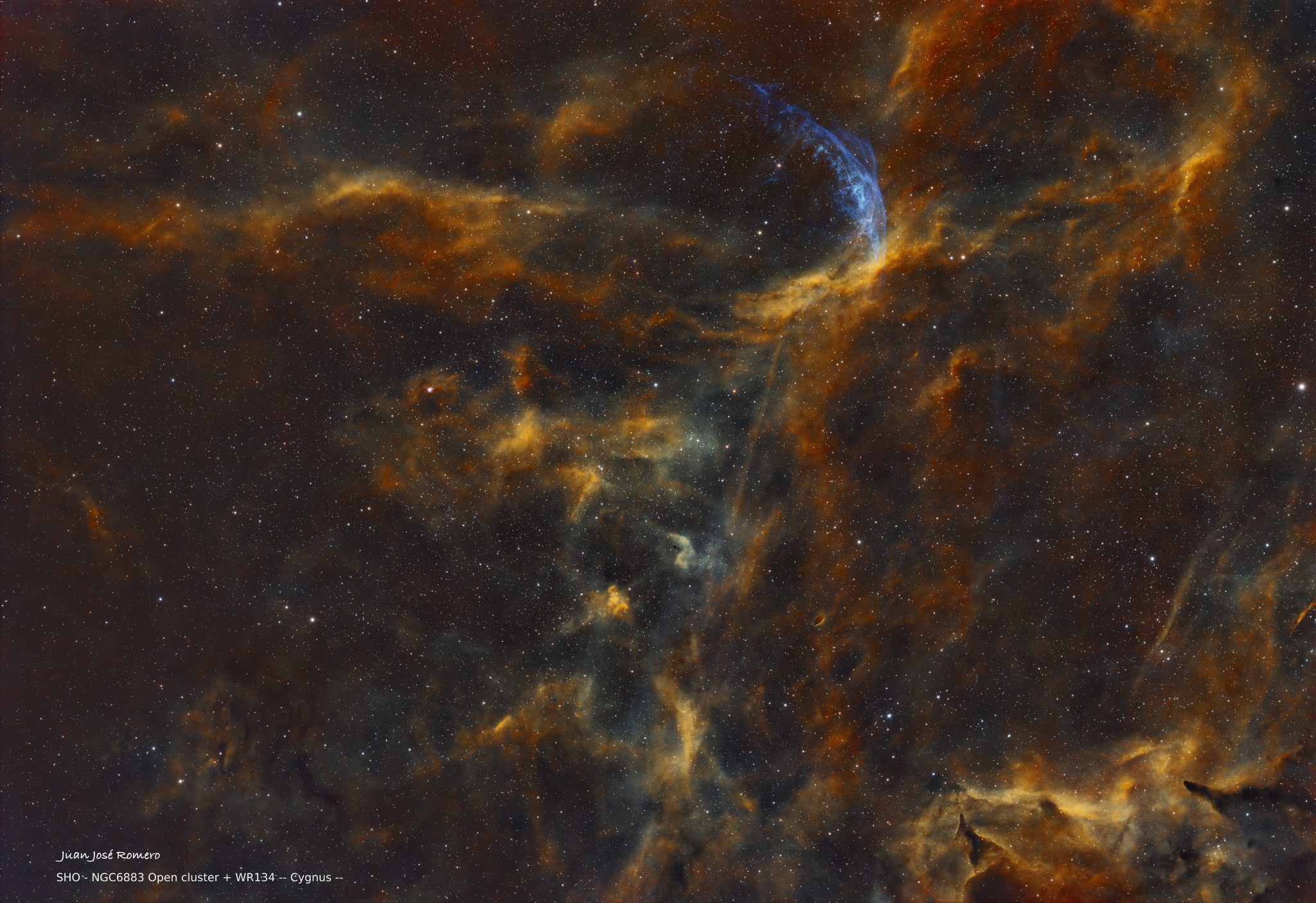 Fotografia astronòmica de NGC6883 – Cúmul obert (SHO)