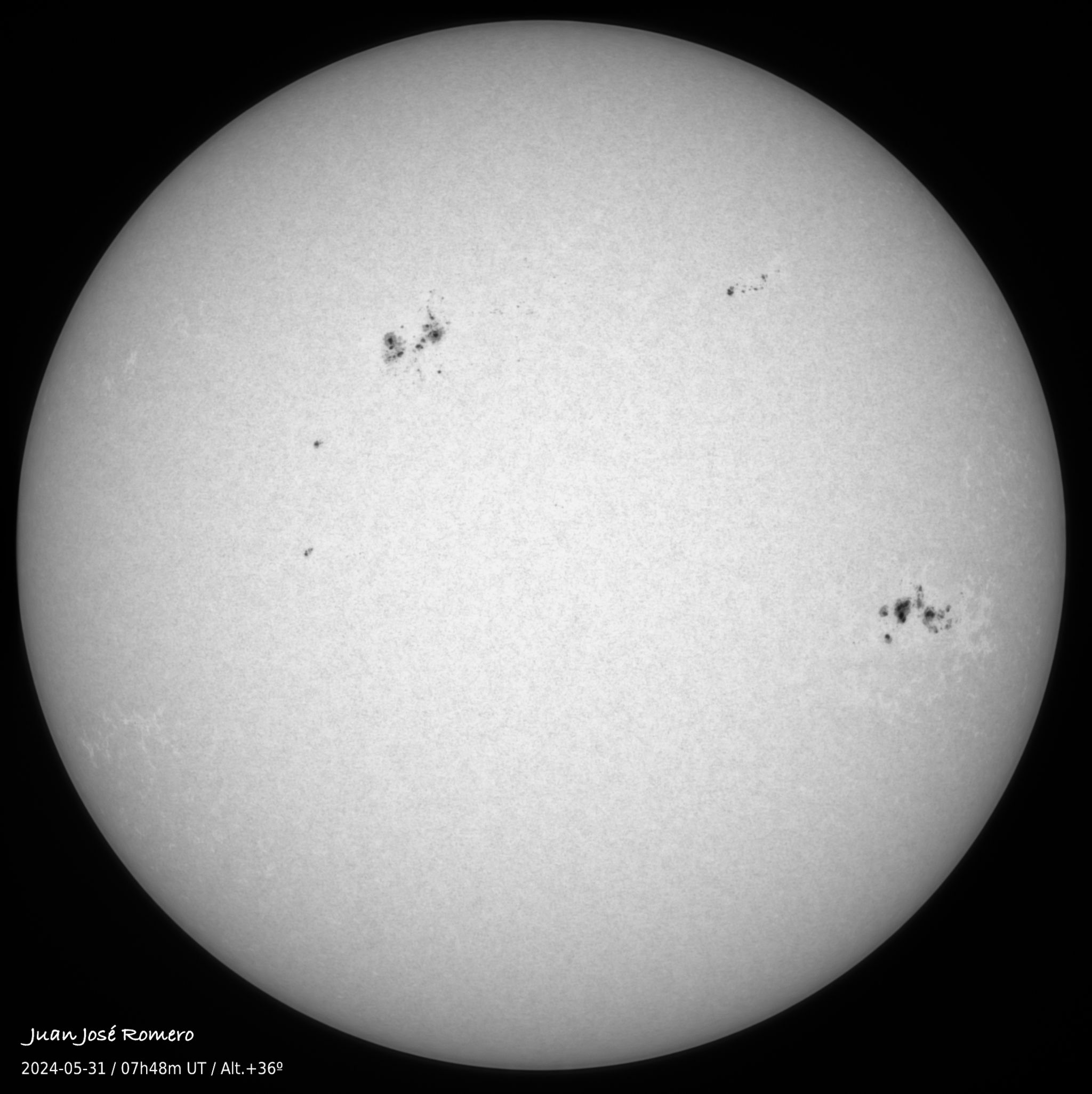 fotografia solar, 31 de maig del 2024