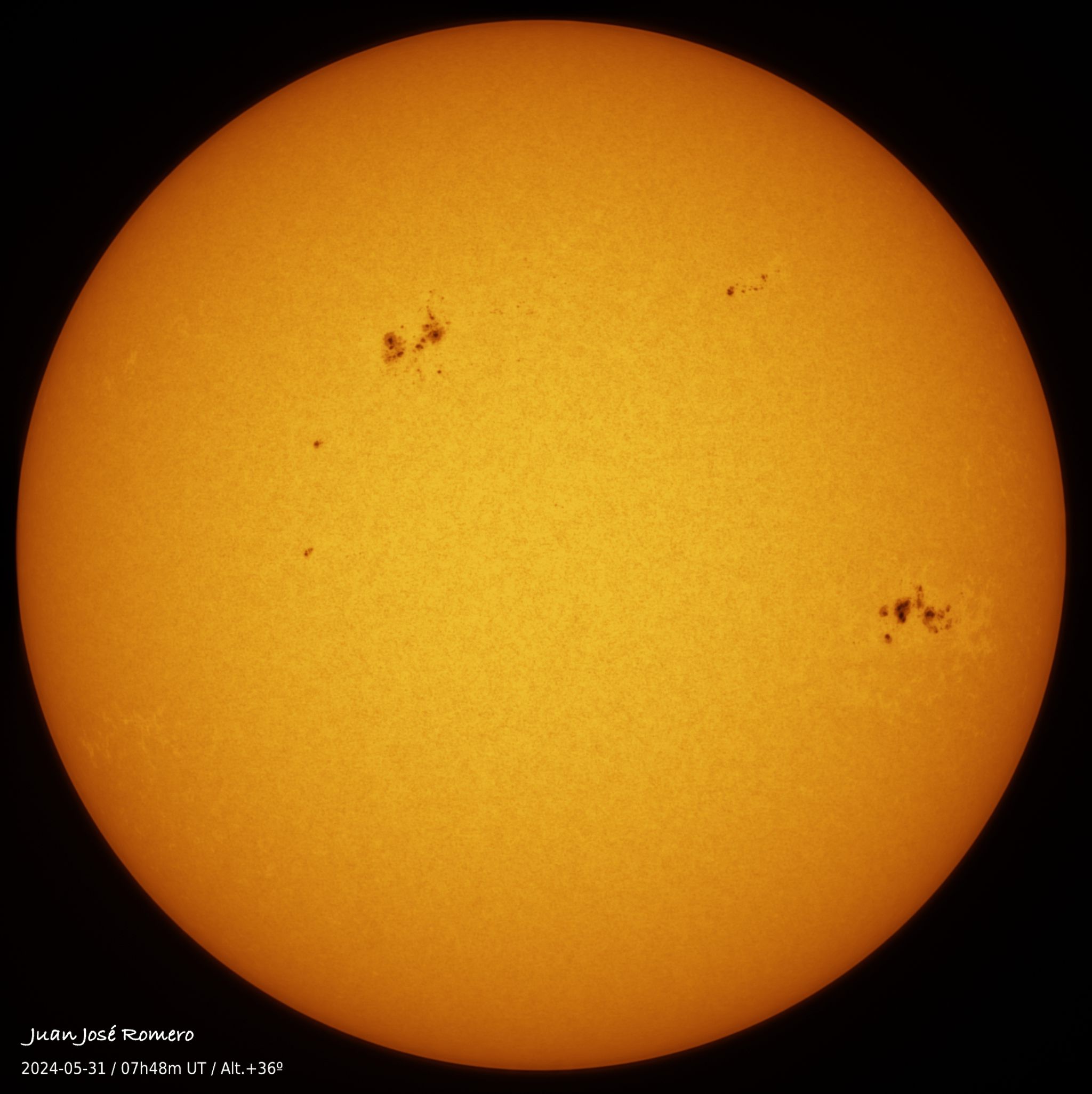 fotografia solar, 31 de maig del 2024