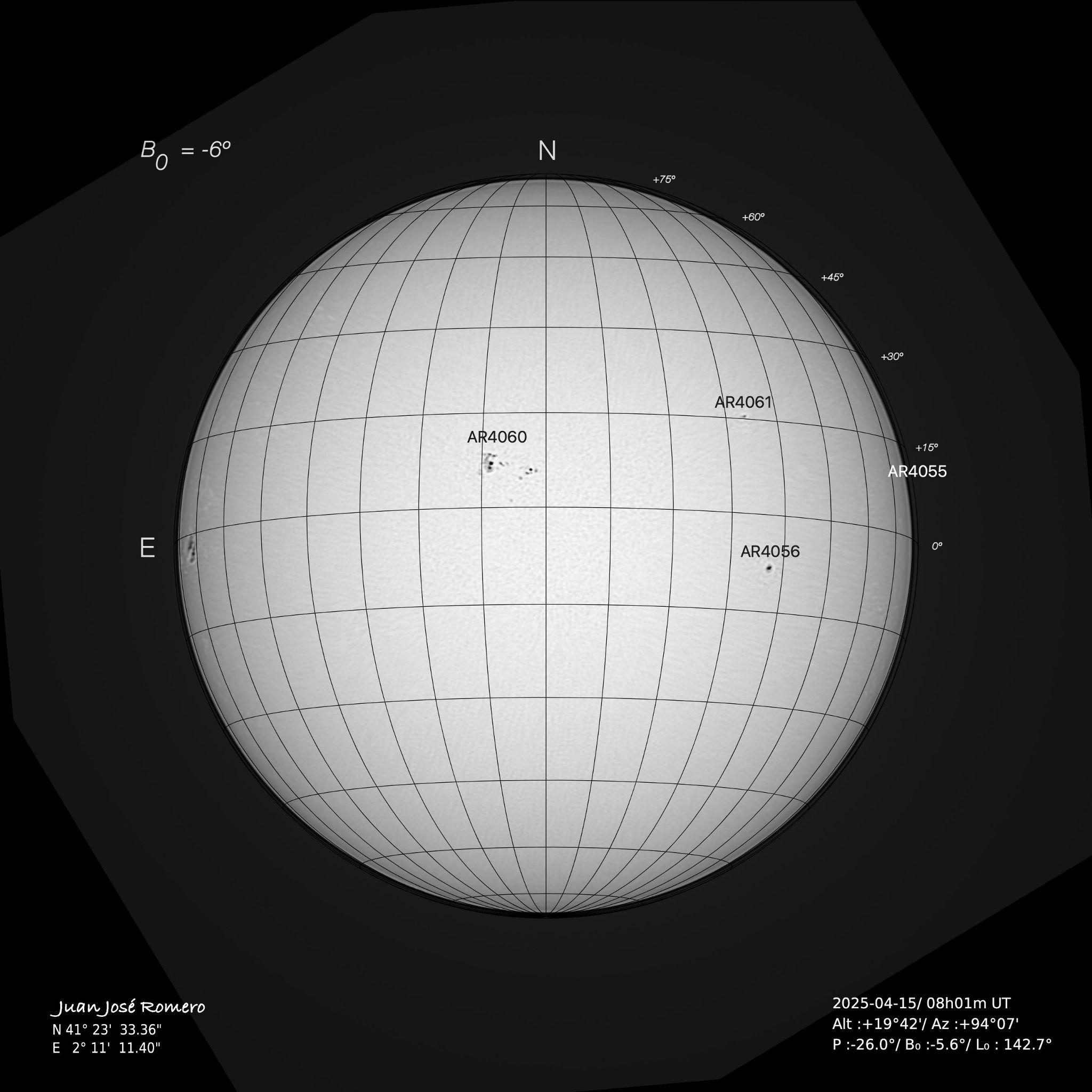 fotografia solar, 15 d’abril del 2025